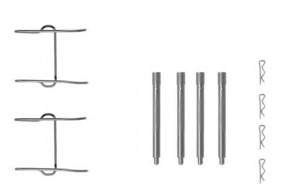 Скобы тормозных колодок TEXTAR 82039700