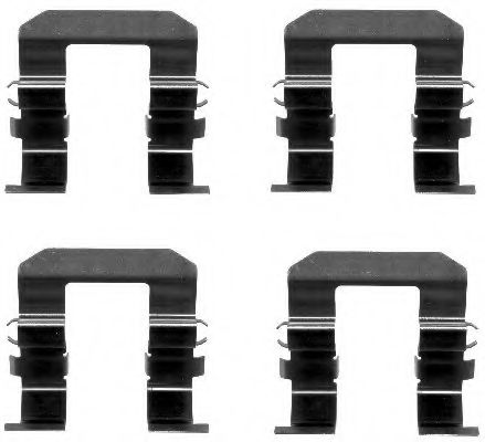 Скобы тормозных колодок TEXTAR 82077200