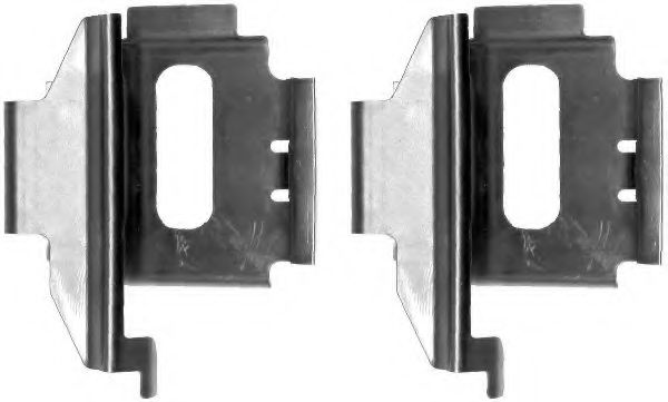 Скобы тормозных колодок TEXTAR 82061400