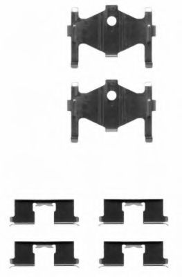Скобы тормозных колодок TEXTAR 82057200