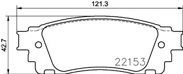 Тормозные колодки TEXTAR 2215301