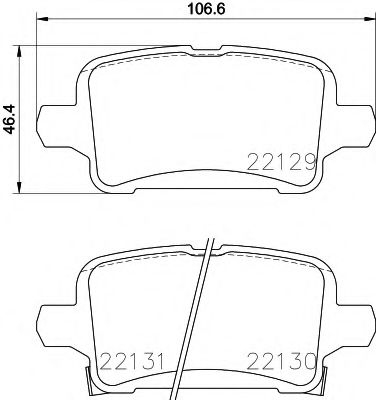 Тормозные колодки TEXTAR 2212901