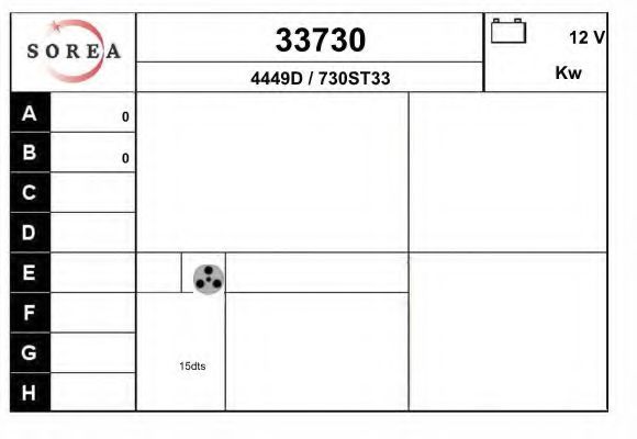 Стартер eai 33730