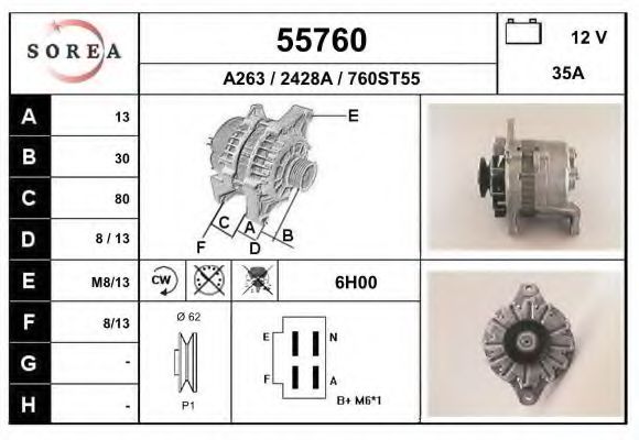 Генератор eai 55760