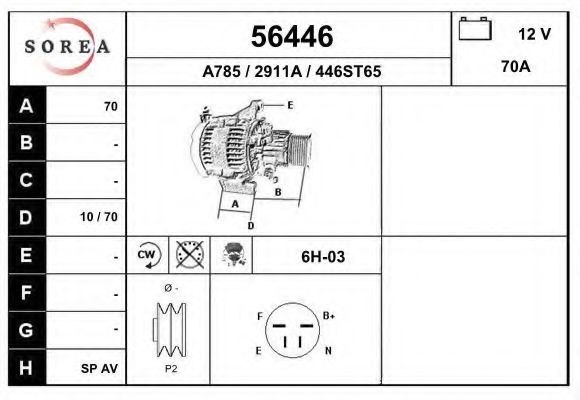 Генератор eai 56446