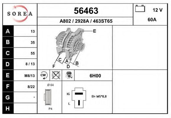 Генератор eai 56463