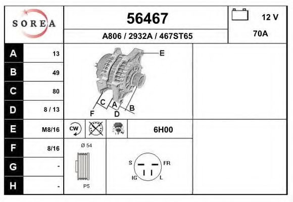 Генератор eai 56467