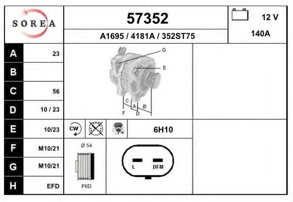 Генератор eai 57352