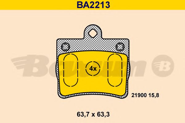 Тормозные колодки BARUM BA2213