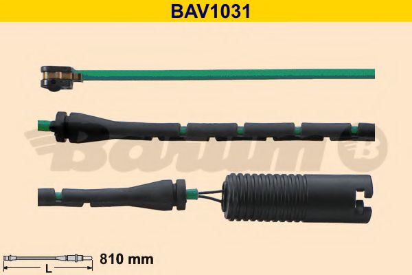 Датчик износа тормозных колодок BARUM BAV1031