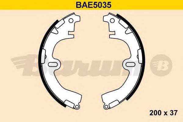 Тормозные колодки барабанные BARUM BAE5035