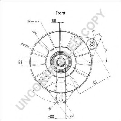 Генератор MERCEDES-BENZ A0091547202 Генератор MERCEDES-BENZ A0091547202