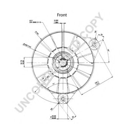 Генератор PRESTOLITE ELECTRIC 1277A720 Генератор PRESTOLITE ELECTRIC 1277A720