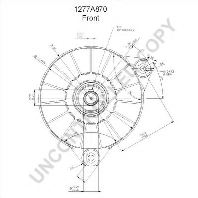 Генератор PRESTOLITE ELECTRIC 1277A870 Генератор PRESTOLITE ELECTRIC 1277A870