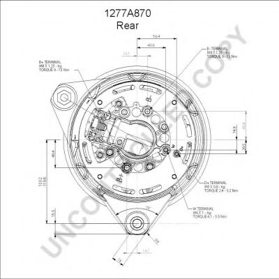 Генератор PRESTOLITE ELECTRIC 1277A870 Генератор PRESTOLITE ELECTRIC 1277A870