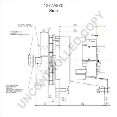 Генератор PRESTOLITE ELECTRIC 1277A870 Генератор PRESTOLITE ELECTRIC 1277A870