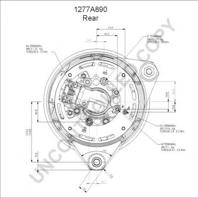 Генератор PRESTOLITE ELECTRIC 1277A890 Генератор PRESTOLITE ELECTRIC 1277A890