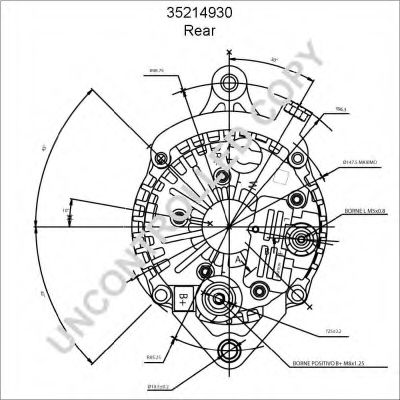 Генератор PRESTOLITE ELECTRIC 35214930 Генератор PRESTOLITE ELECTRIC 35214930