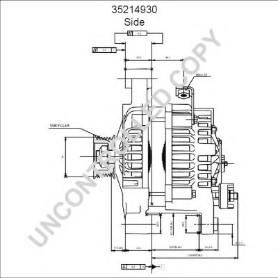 Генератор PRESTOLITE ELECTRIC 35214930 Генератор PRESTOLITE ELECTRIC 35214930