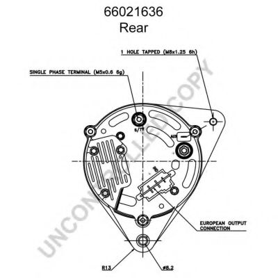 Генератор PRESTOLITE ELECTRIC 66021636 Генератор PRESTOLITE ELECTRIC 66021636