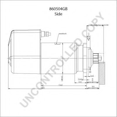 Стартер PRESTOLITE ELECTRIC 860504GB Стартер PRESTOLITE ELECTRIC 860504GB