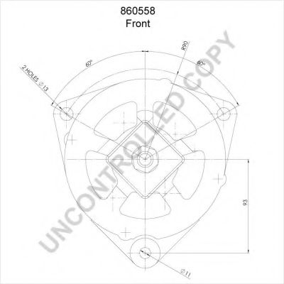 Генератор PRESTOLITE ELECTRIC 860558 Генератор PRESTOLITE ELECTRIC 860558