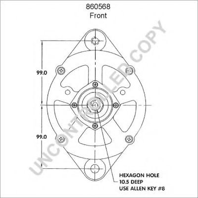 Генератор PRESTOLITE ELECTRIC 860568 Генератор PRESTOLITE ELECTRIC 860568