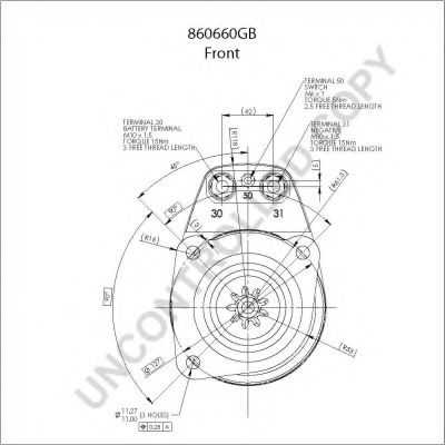 Стартер MERCEDES-BENZ A0011510001 Стартер MERCEDES-BENZ A0011510001