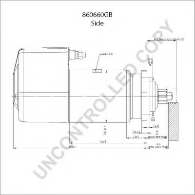 Стартер MERCEDES-BENZ A0011510001 Стартер MERCEDES-BENZ A0011510001