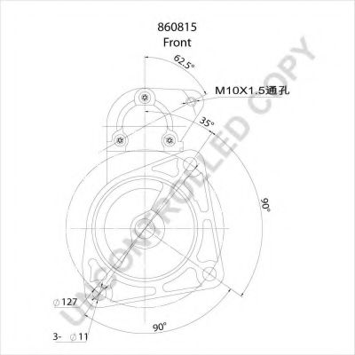 Стартер PRESTOLITE ELECTRIC 860815 Стартер PRESTOLITE ELECTRIC 860815
