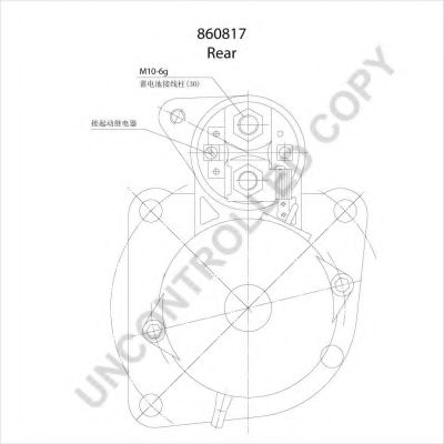 Стартер PRESTOLITE ELECTRIC 860817 Стартер PRESTOLITE ELECTRIC 860817