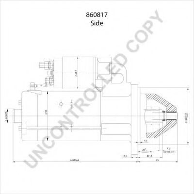 Стартер PRESTOLITE ELECTRIC 860817 Стартер PRESTOLITE ELECTRIC 860817