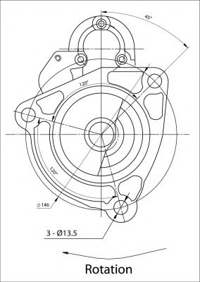 Стартер PRESTOLITE ELECTRIC 861035 Стартер PRESTOLITE ELECTRIC 861035