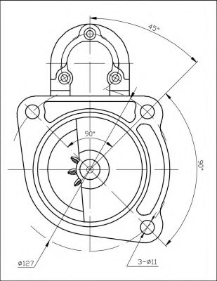 Стартер PRESTOLITE ELECTRIC 861038 Стартер PRESTOLITE ELECTRIC 861038
