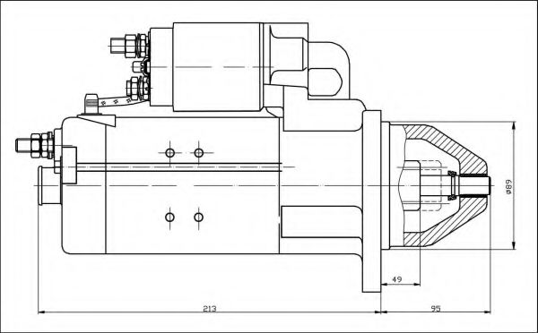Стартер PRESTOLITE ELECTRIC 861038 Стартер PRESTOLITE ELECTRIC 861038