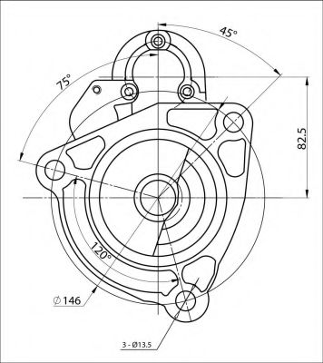 Стартер PRESTOLITE ELECTRIC 861040 Стартер PRESTOLITE ELECTRIC 861040