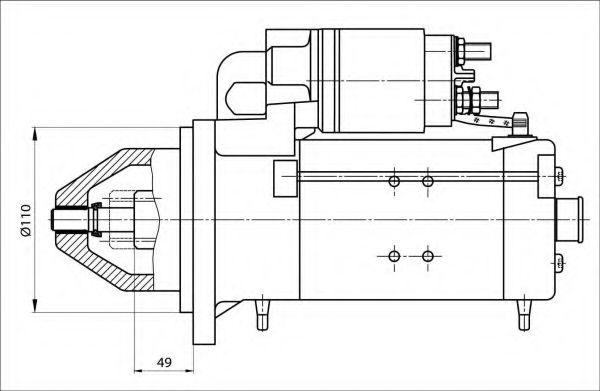 Стартер PRESTOLITE ELECTRIC 861040 Стартер PRESTOLITE ELECTRIC 861040