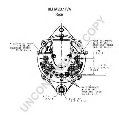 Генератор PRESTOLITE ELECTRIC 8LHA2071VA Генератор PRESTOLITE ELECTRIC 8LHA2071VA