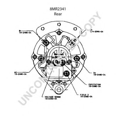 Генератор PRESTOLITE ELECTRIC 8MR2341 Генератор PRESTOLITE ELECTRIC 8MR2341