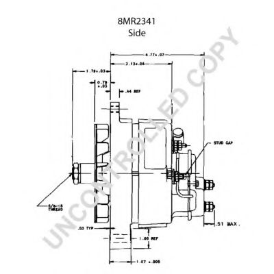 Генератор PRESTOLITE ELECTRIC 8MR2341 Генератор PRESTOLITE ELECTRIC 8MR2341