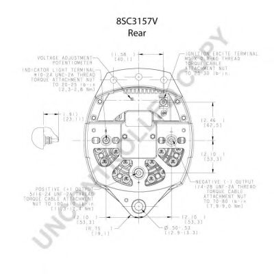 Генератор PRESTOLITE ELECTRIC 8SC3157V Генератор PRESTOLITE ELECTRIC 8SC3157V