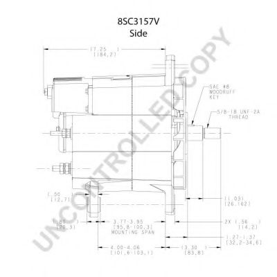 Генератор PRESTOLITE ELECTRIC 8SC3157V Генератор PRESTOLITE ELECTRIC 8SC3157V