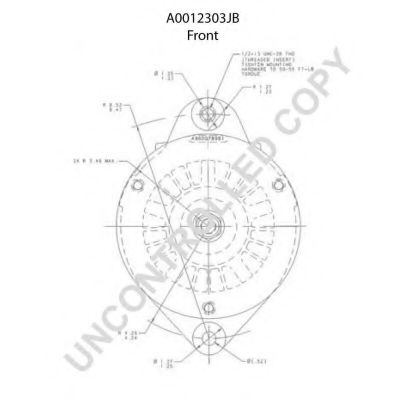 Генератор PRESTOLITE ELECTRIC A0012303JB Генератор PRESTOLITE ELECTRIC A0012303JB