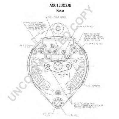 Генератор PRESTOLITE ELECTRIC A0012303JB Генератор PRESTOLITE ELECTRIC A0012303JB