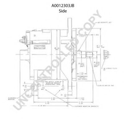 Генератор PRESTOLITE ELECTRIC A0012303JB Генератор PRESTOLITE ELECTRIC A0012303JB