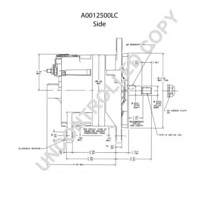 Генератор PRESTOLITE ELECTRIC A0012500LC Генератор PRESTOLITE ELECTRIC A0012500LC
