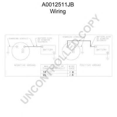 Генератор prestoliteelectric A0012511JB