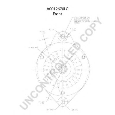 Генератор PRESTOLITE ELECTRIC A0012670LC Генератор PRESTOLITE ELECTRIC A0012670LC