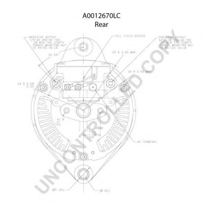 Генератор PRESTOLITE ELECTRIC A0012670LC Генератор PRESTOLITE ELECTRIC A0012670LC