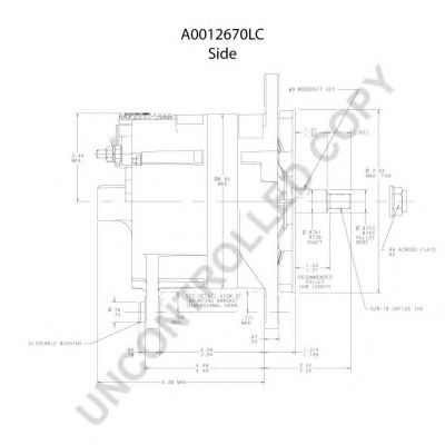 Генератор PRESTOLITE ELECTRIC A0012670LC Генератор PRESTOLITE ELECTRIC A0012670LC